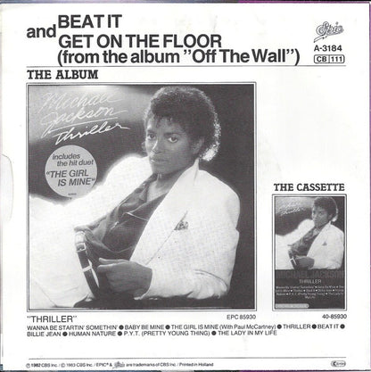 Michael Jackson : Beat It (7", Single)