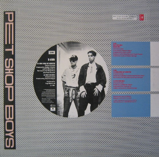 Pet Shop Boys : West End Girls (Dance Mix) (12", Maxi)