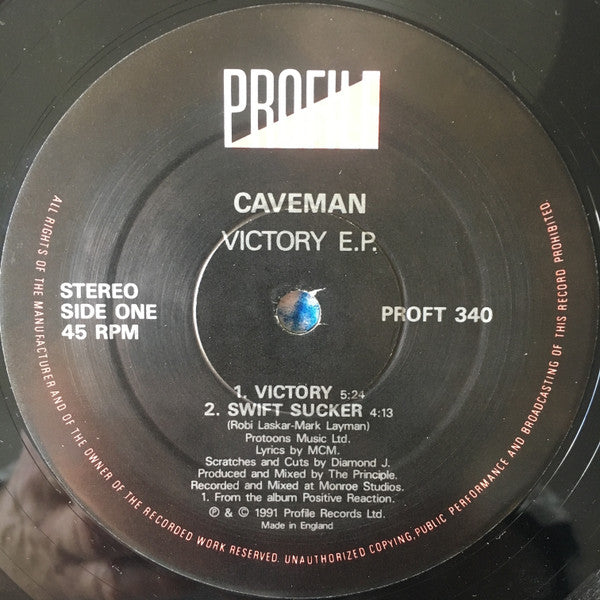 Caveman : The Victory EP (12", EP, Single)