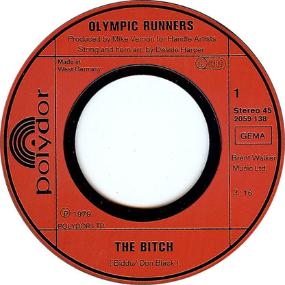 Olympic Runners : The Bitch (7", Single)