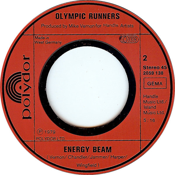 Olympic Runners : The Bitch (7", Single)