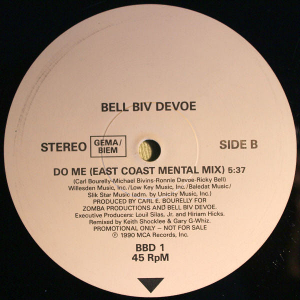 Bell Biv Devoe : Do Me! (12", Promo)