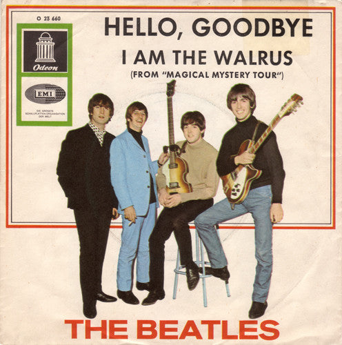 The Beatles : Hello, Goodbye / I Am The Walrus (7", Single, Bar)