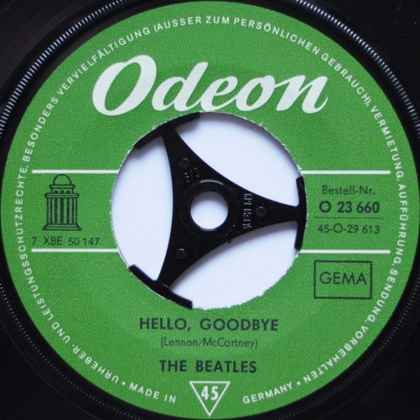 The Beatles : Hello, Goodbye / I Am The Walrus (7", Single, Bar)