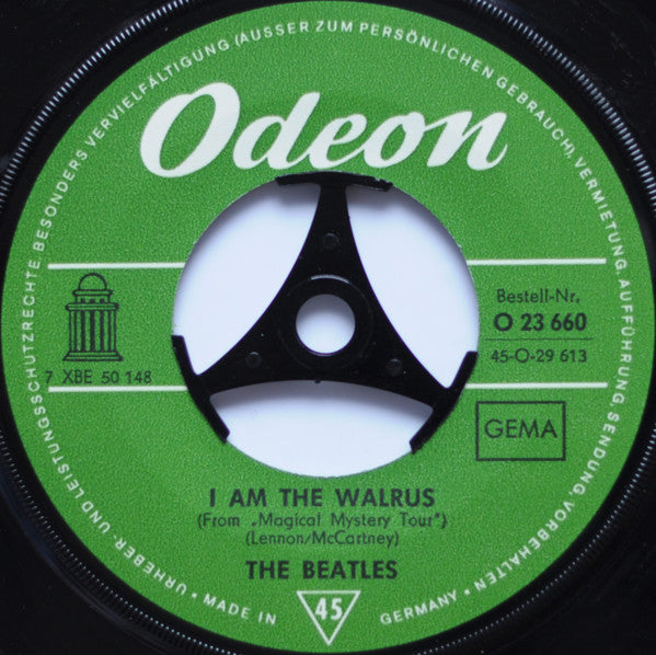 The Beatles : Hello, Goodbye / I Am The Walrus (7", Single, Bar)