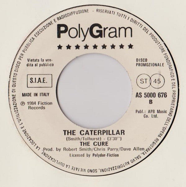 The Cure / Steve Allen : The Caterpillar / Letter From My Heart (7", Promo)