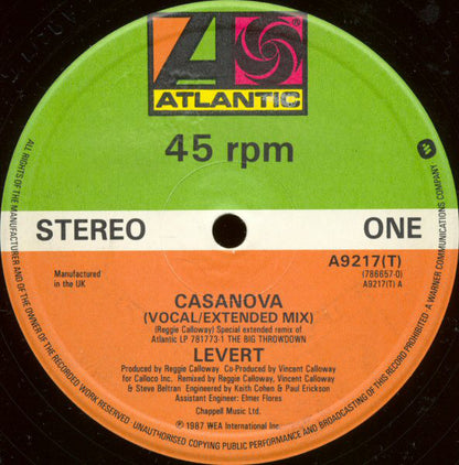 LeVert : Casanova (12", Single)