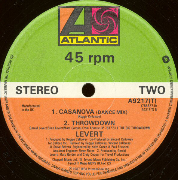 LeVert : Casanova (12", Single)