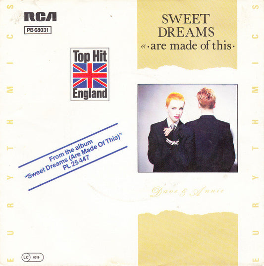 Eurythmics : Sweet Dreams (Are Made Of This) (7", Single)