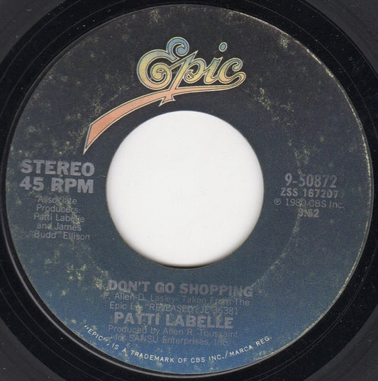 Patti LaBelle : I Don't Go Shopping / Come And Dance With Me (7", Single)