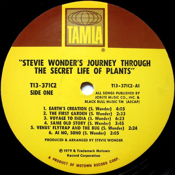 Stevie Wonder : Stevie Wonder's Journey Through The Secret Life Of Plants (2xLP, Album, Tri)