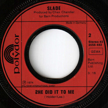 Slade : The Bangin' Man (7", Single)