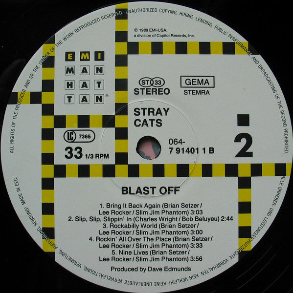 Stray Cats : Blast Off (LP, Album)