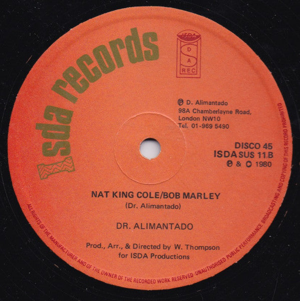 Dr. Alimantado : It Cold In A Babylon (12", Single)