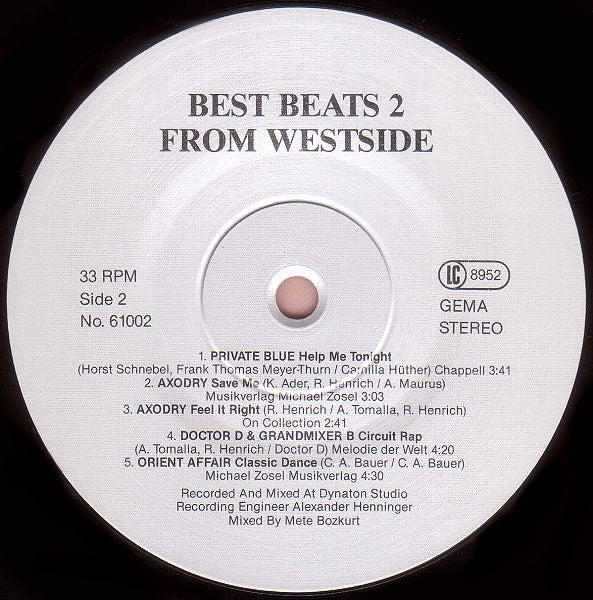 Various : Best Beats 2 (LP, Mixed)