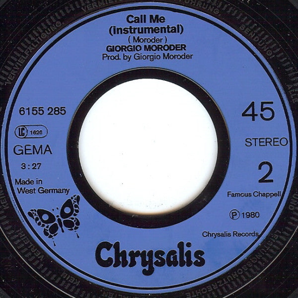 Blondie : Call Me (7", Single)