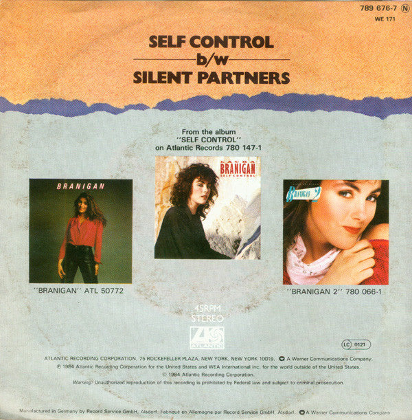 Laura Branigan : Self Control (7", Single)