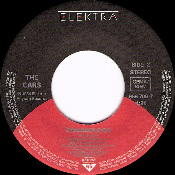 The Cars : Drive (7", Single)