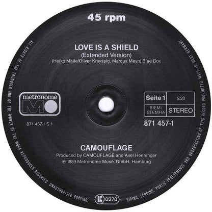 Camouflage : Love Is A Shield (12", Maxi)