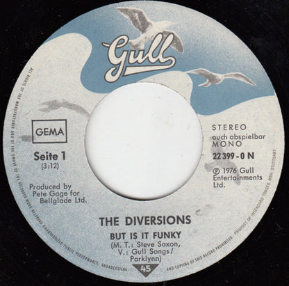 The Diversions : But Is It Funky (7", Single)