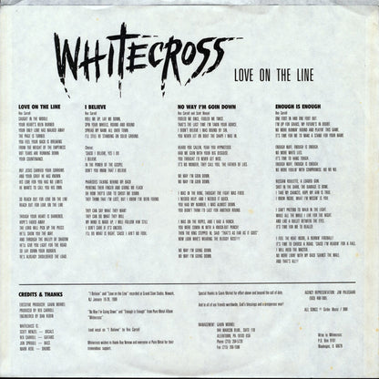 Whitecross : Love On The Line (LP, EP)