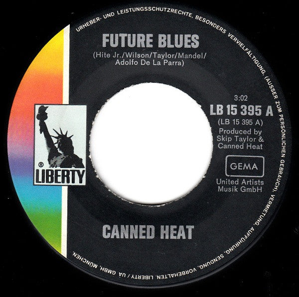 Canned Heat : Future Blues (7", Single)