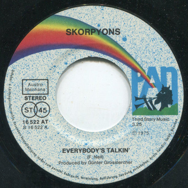 Skorpyons* : Everybody's Talkin' (7", Single)