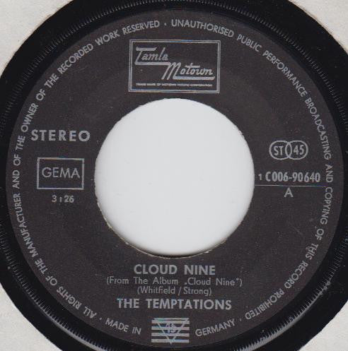 The Temptations : Cloud Nine (7", Single, RE)