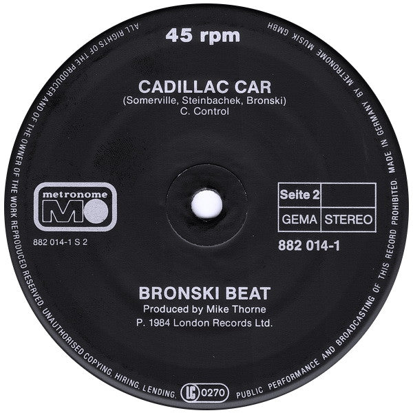 Bronski Beat : Why? (12", Maxi)