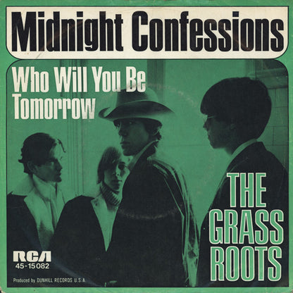 The Grass Roots : Midnight Confessions / Who Will You Be Tomorrow (7", Single)