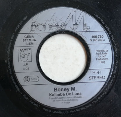 Boney M. : Kalimba De Luna (7", Single)