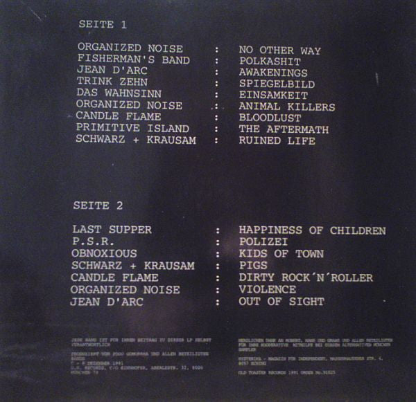 Various : Munich Nightmare Compilation (LP, Comp)