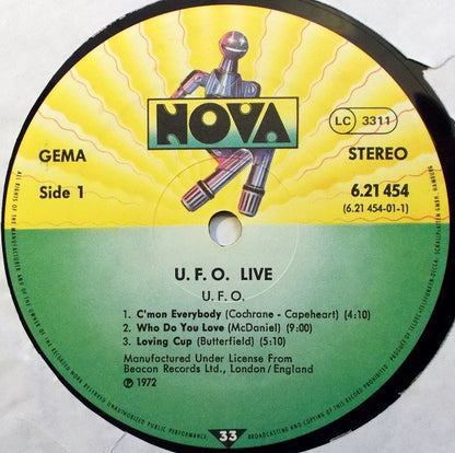 UFO (5) : Live (LP, Album, RE)