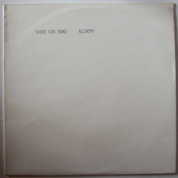 Third Ear Band : Alchemy (LP, Album, Num, RE)