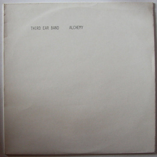 Third Ear Band : Alchemy (LP, Album, Num, RE)