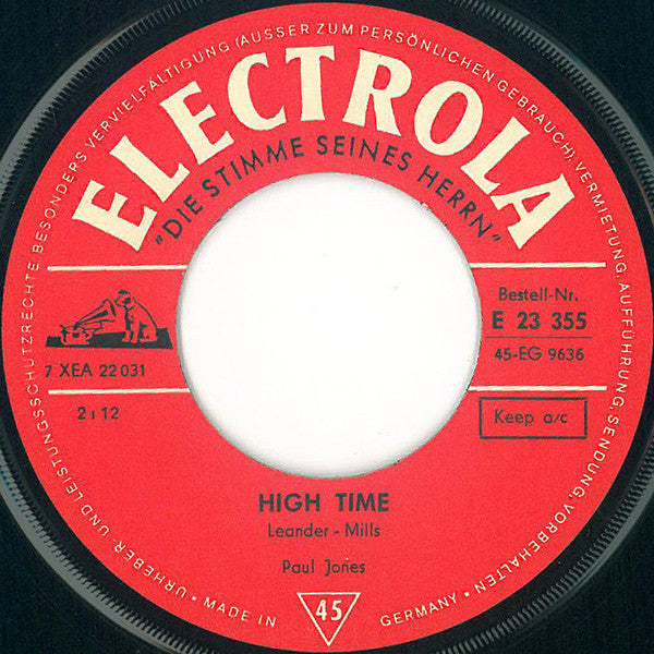 Paul Jones : High Time (7", Single)