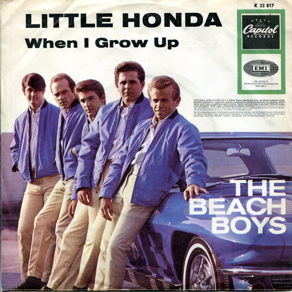 The Beach Boys : Little Honda (7", Single)