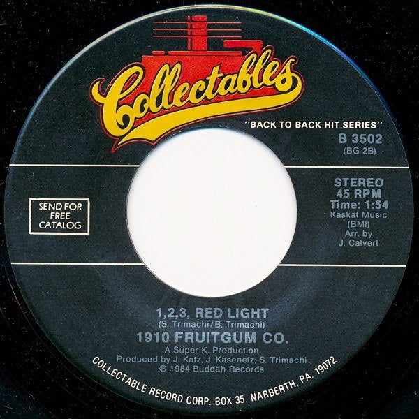 1910 Fruitgum Co.* : Simon Says / 1, 2, 3, Red Light (7", Single, RE)