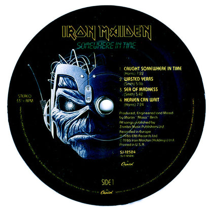 Iron Maiden : Somewhere In Time (LP, Album, SRC)