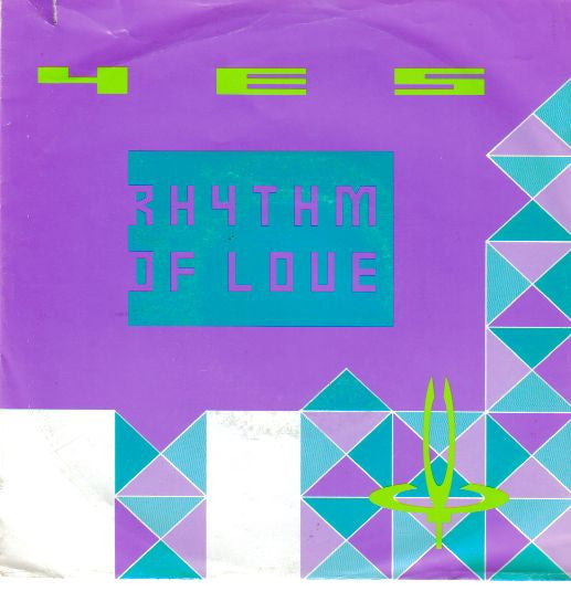 Yes : Rhythm Of Love (7", Single)