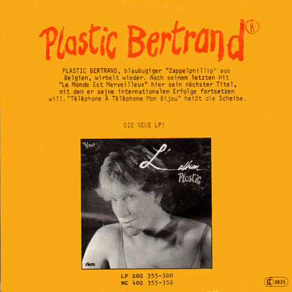 Plastic Bertrand : Téléphone À Téléphone Mon Bijou (7")