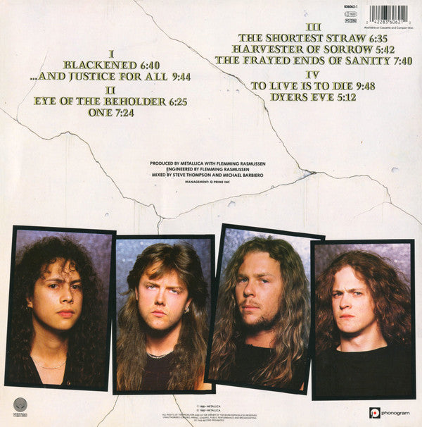 Metallica : ...And Justice For All (2xLP, Album, PRS)