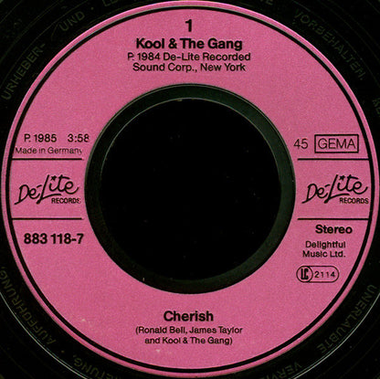 Kool And The Gang* : Cherish (7", Single)