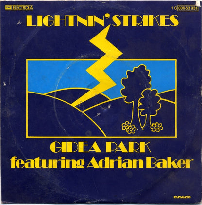 Gidea Park Featuring Adrian Baker : Lightning Strikes (7", Single)