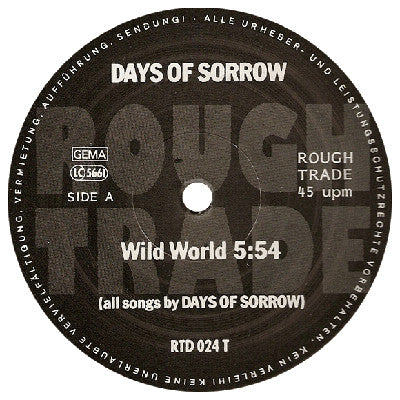 Days Of Sorrow : A Thousand Faces (12", Single)