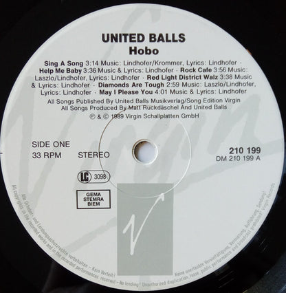 United Balls : Hobo (LP, Album)