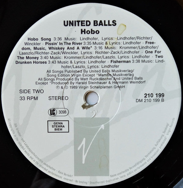 United Balls : Hobo (LP, Album)