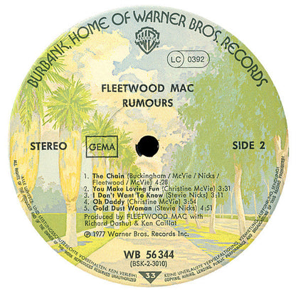 Fleetwood Mac : Rumours (LP, Album, Tex)