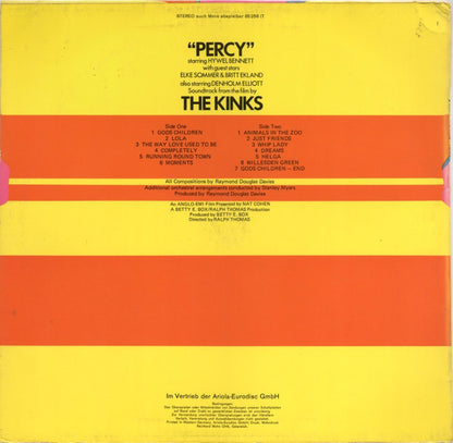 The Kinks : Percy (LP, Album)