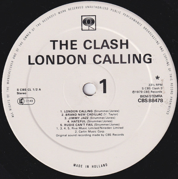 The Clash : London Calling (2xLP, Album)